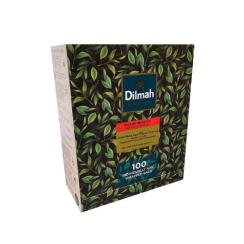 DILMAH ENGLISH BREAKFAST TEA FOIL WRAPPED 100pk