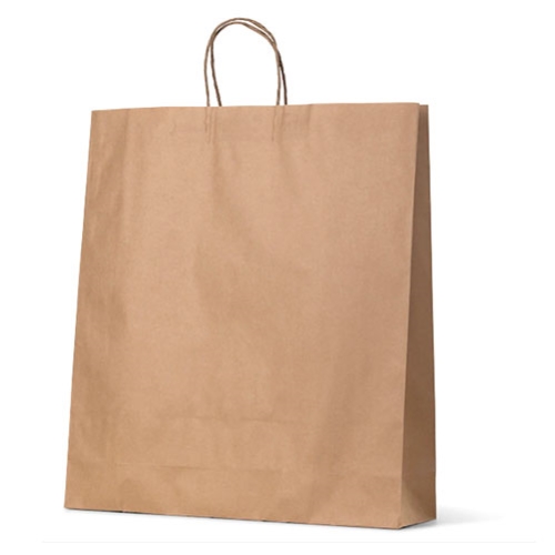BROWN KRAFT HANDLE BAG B3 500x450x125 LARGE  250CTN