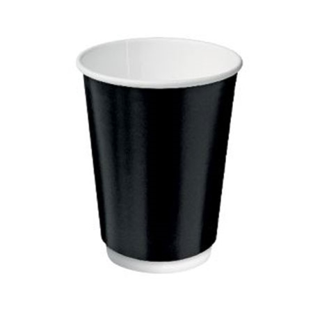 M-SERIES 12oz BLACK DOUBLE WALL PAPER CUP 500ctn