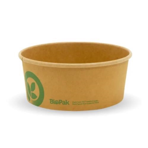 BIOPAK MEDIUM KRAFT BIOBOWL 750ML 400CTN