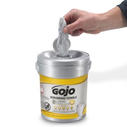 GOJO WATERLESS CITRUS SCRUBBING TOWELS 72pk