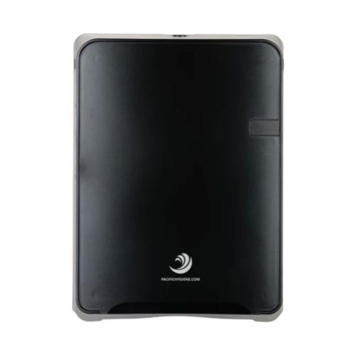 QUARTZ SLIM TOWEL DISPENSER LARGE BLACK