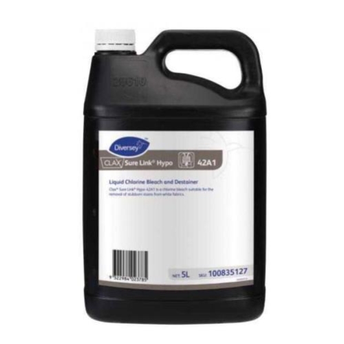 CLAX SURE-LINK HYPO 42A1 CHLORINE BLEACH DESTAINER 5Ltr