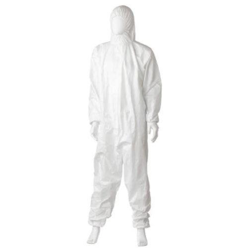 SMS COVERALL MICROPOROUS 5/6 WHITE 55GSM XL