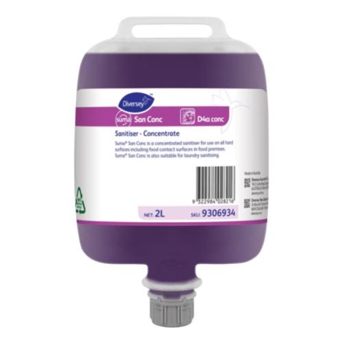 DIVERMITE SUMA D4A SURFACE SANITISER 2Ltr