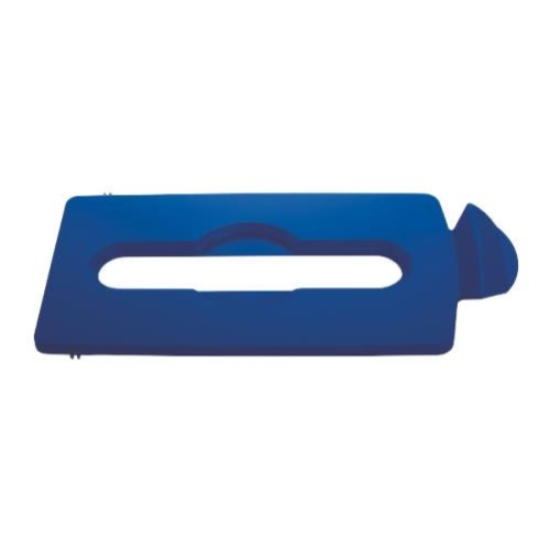 RM SLIM JIM RECYCLING STATION PAPER LID BLUE