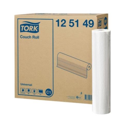 TORK HEALTHCARE COUCH ROLL 49cm x50M C1 x 8 RLS