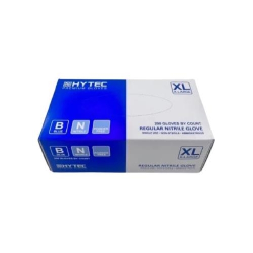 NITRILE BLUE POWDER FREE GLOVE XL 200pk