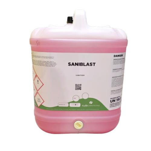 FLUID CHRISTEYNS SANIBLAST QUAT SANITISER 20Ltr
