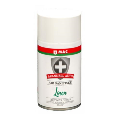 ARANDELL AUTO AIR SANITISER LINEN AEROSOL 300ML (DGLQ)