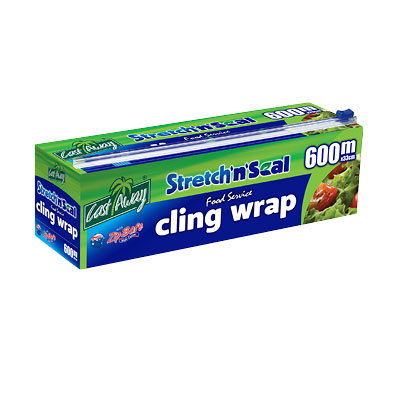 CASTAWAY CLING WRAP 33cm X 600m DISPENSER