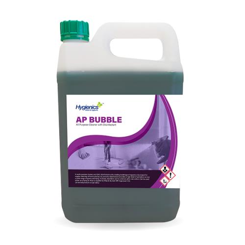 HYGIENICS AP BUBBLE CLEANER DISINFECTANT 5Ltr