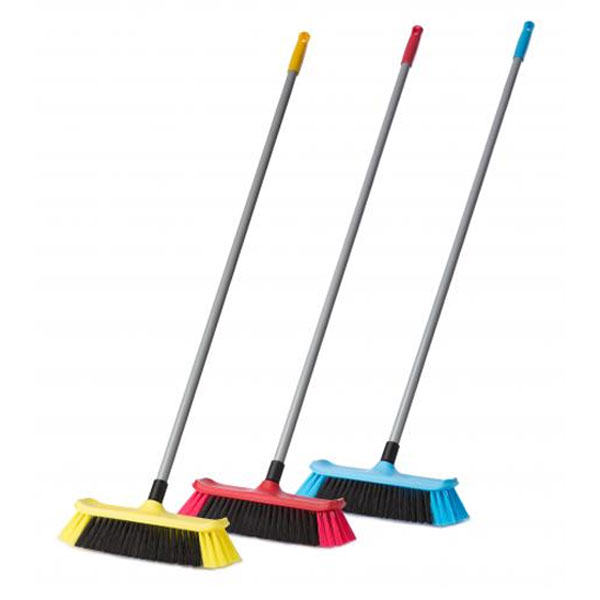 BROWNS STANDARD HOUSE BROOM + ALLOY HANDLE JASCO DIST