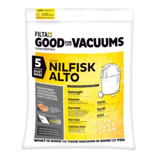 FILTA VAC BAGS NILFISK ALTO 20030/C019 5pk