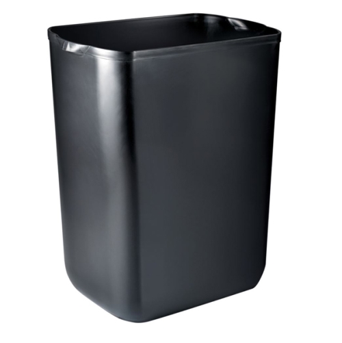 PLASTIC WASTE BIN LARGE 43Ltr BLACK JASCO DIST